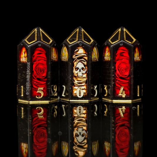 1d6: Skull/Rose