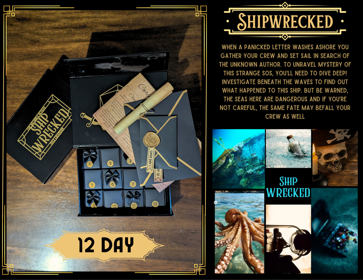 Dice Calendar: 12 Day Sets